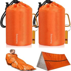 2 Pack Emergency Sleeping Bag