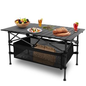 Lightweight Aluminum Roll-up Camping Table