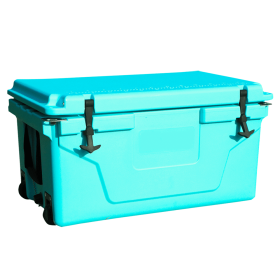 65QT Blue Cooler Ice Chest