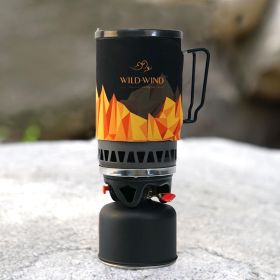 X4 Backpacking Gas Stove with 1.4 Liter Pot