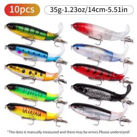 10 Pcs Topwater Fishing Lures