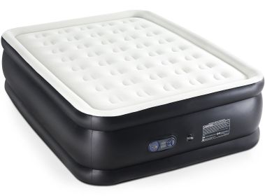 Inflatable Air Mattress with Built-in Pump, Queen Size 18in