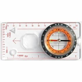 Portable Compass With Ruler Scale