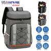 Cooler Backpack 36 Can Leakproof Insulated Cooler Backpack with 25L/6.6Gal for Picnic Camping BeachÂ Hiking Fishing Travel