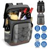 Cooler Backpack 36 Can Leakproof Insulated Cooler Backpack with 25L/6.6Gal for Picnic Camping BeachÂ Hiking Fishing Travel