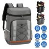 Cooler Backpack 36 Can Leakproof Insulated Cooler Backpack with 25L/6.6Gal for Picnic Camping BeachÂ Hiking Fishing Travel