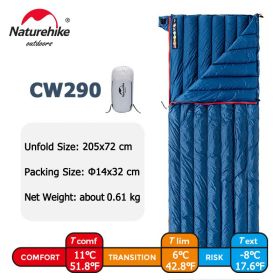 Naturehike Goose Down Sleeping Bag (Color: CW290 Navy Goose)