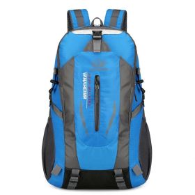 36L Hiking Daypack with Multiple Compartments (Color: Blue)